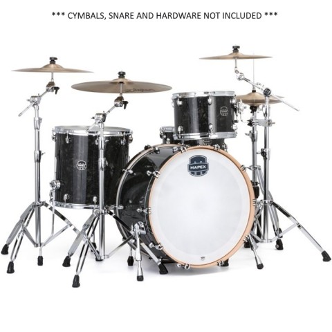 Mapex Saturn V Tour 3pc Shell Pack - Black Pearl Mapex Saturn V Tour 3pc Shell Pack - Black Pearl